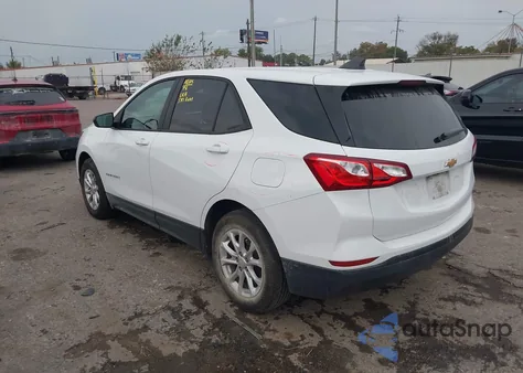 2020 Chevrolet Equinox Fwd Ls из США, поврежденный, VIN 3GNAXHEV2LS578639